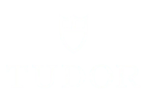 Tudor logo, white, with no background